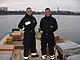 Max and Johan Vaxjo 30 april 05 before towing